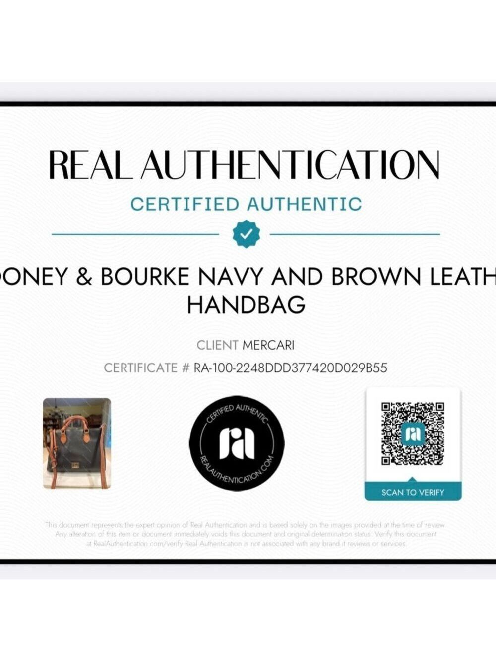 Dooney & Bourke Authenticity Documented Leather Handbag - Picture 3 of 13